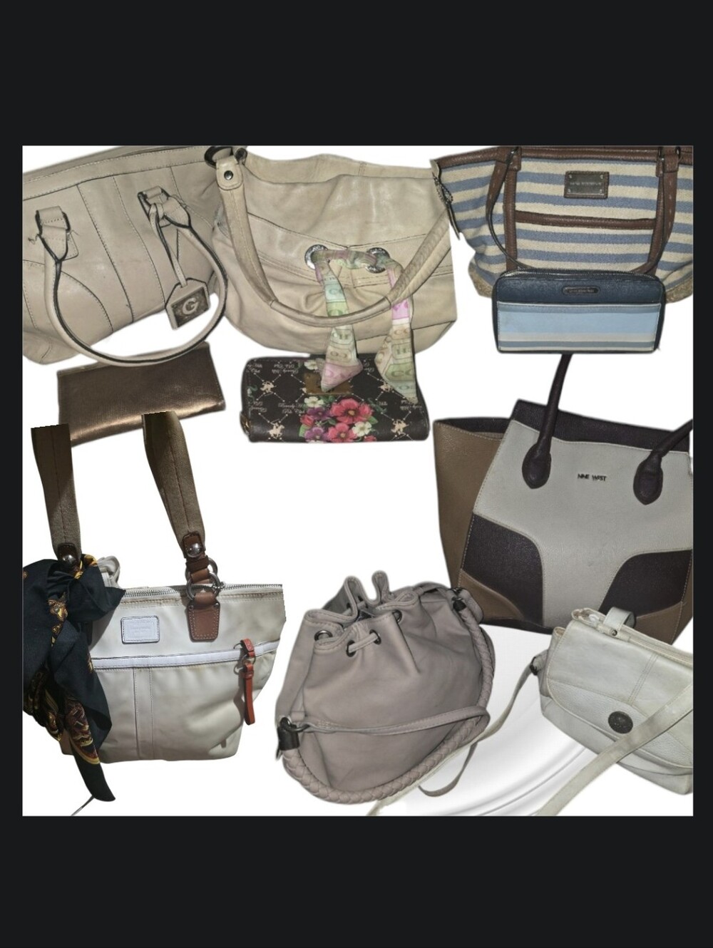Coach Mixed 10-Pc Handbag Bundle - Purses, Totes & Wallets Lot